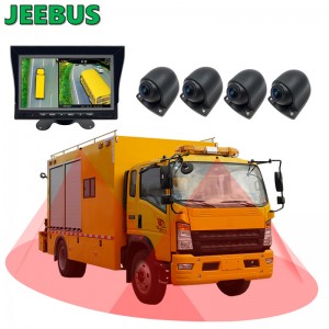 3D 360 Degree Birds Eye View Surround Car Camera Monitoring System for Truck Parking