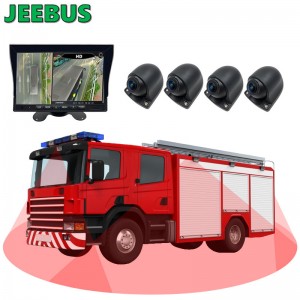 AHD 1080P Monitoring  3D 360 Bird View All Round Camera System for Van Bus Truck Heavy Duty