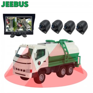 Supper  HD 3D Car 360 Degree Surround Bird View Monitoring System 4*180 Degree Camera for Truck Driving Security Aid